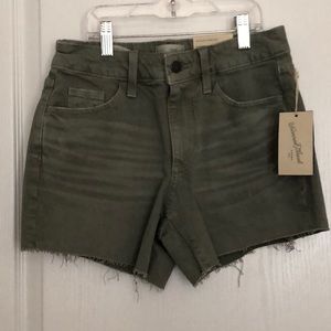 women’s universal thread gray vintage midi shorts size 00/24